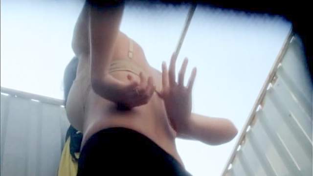 Hot locker room with a nice voyeur cam