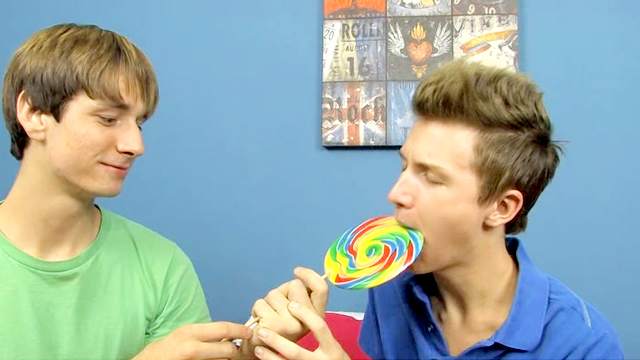 Spicy gay fucks his friend in the doggy style