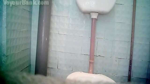 Fabulous pissing chick filmed in toilet on hidden cam