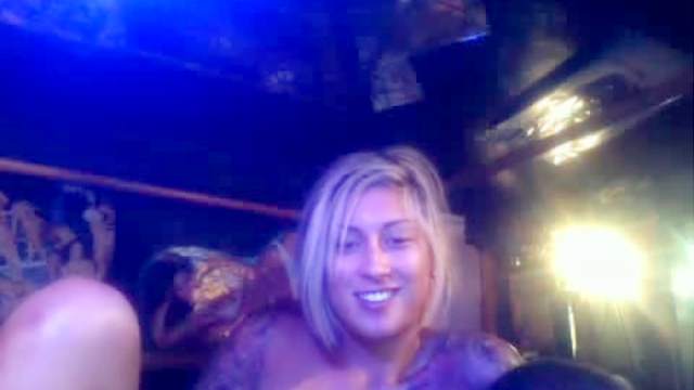 Tattooed blonde fuck in hardcore scene