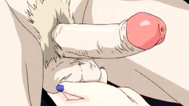 Hentai shemale chick is sucking a monster cock