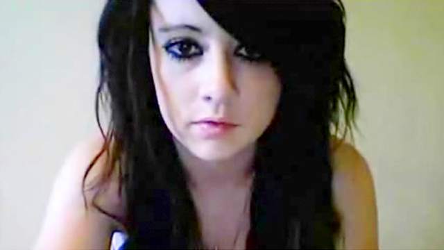 Amateur, Masturbation, Brunette, Shaved pussy, Teen (18+), Perfect body, Webcam, Emo, Long hair