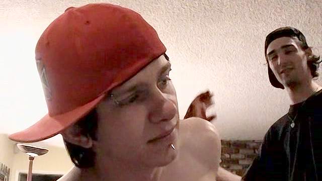 Beautiful dark-haired gays are sucking dicks