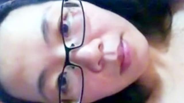 Amateur, Asian, Close up, Glasses, Hairy, Masturbation, Perfect body, Solo girl, Teen (18+)