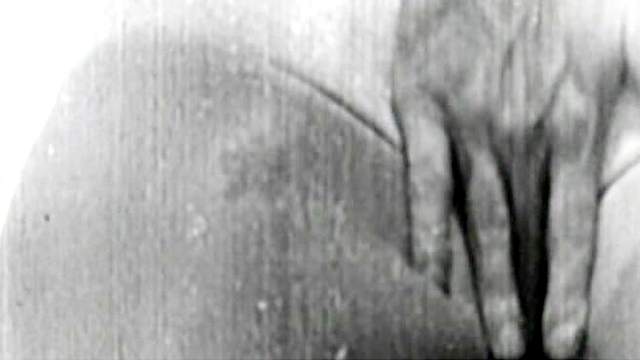 Milf with tanlines sucks dick in the vintage porn film