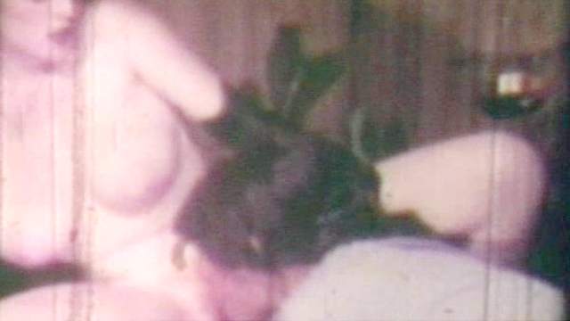 Stunning vintage scene with cock-sucking redhead