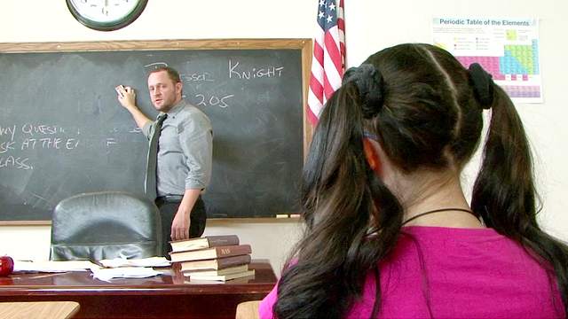 Amai Liu sucks dick of her teacher Alec Knight