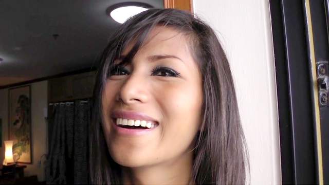 Solo scene with tanned shemale Gam