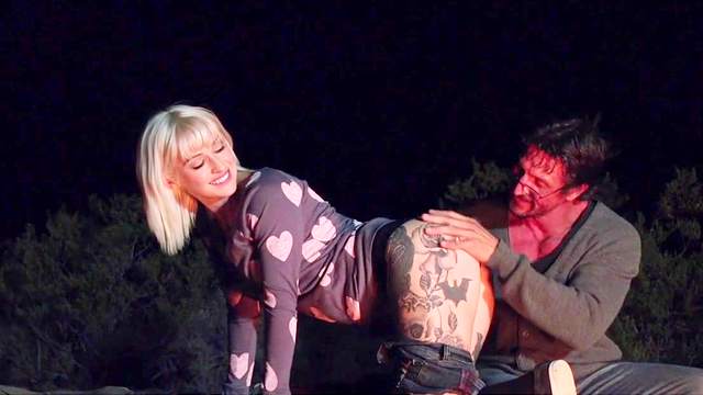 Tattooed Kleio Valentien fucked hard in the nature