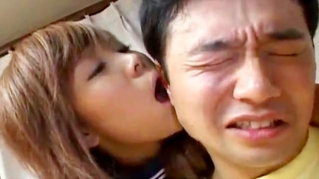 Crazy home sex on the couch for amateur schoolgirl Mikan Tokonatsu