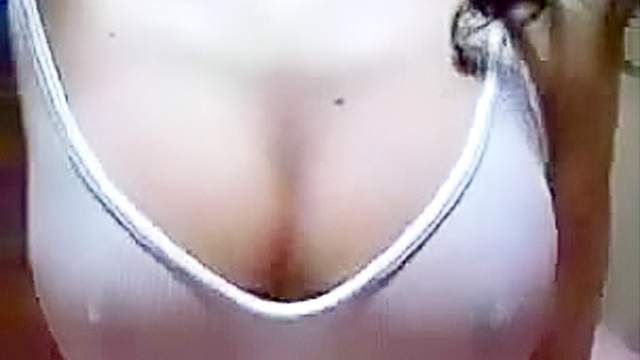 Amateur, Big tits, Brunette, Nipples, Webcam