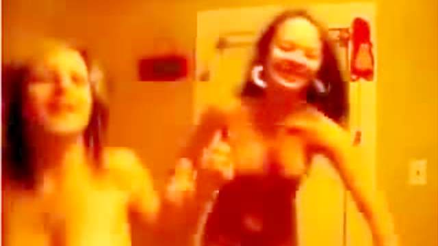 Fun webcam girls get naked and dance