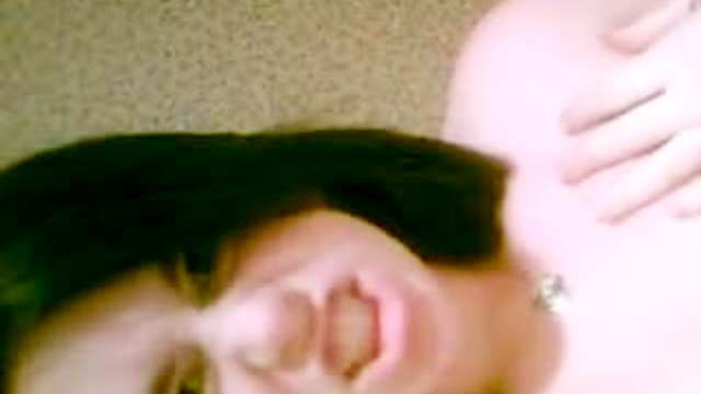 Chubby teen girl with shaved pussy