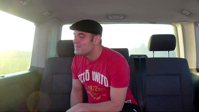 Young babe Sasha gets talked into car sex with a stranger