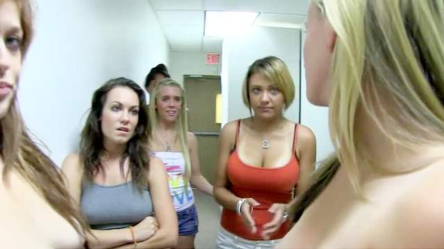 Tribbing lesbians in a dorm room