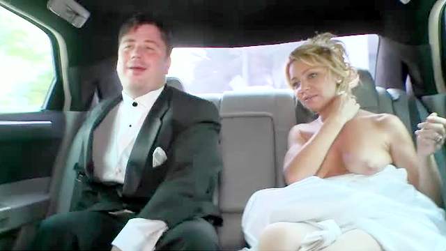He fucks newlywed beauty in the limo