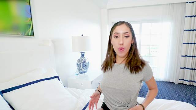 Kira Perez and her guy enhance a holiday with hot hotel sex