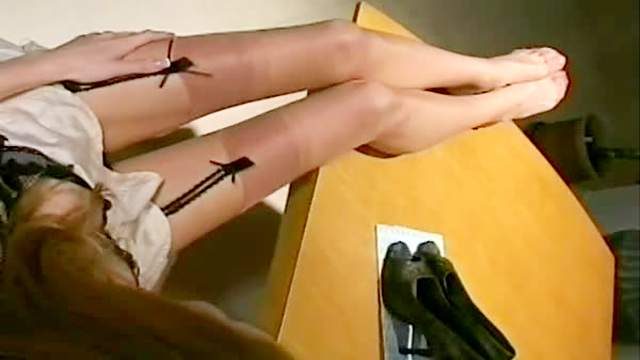 The sexiest pantyhose tease ever
