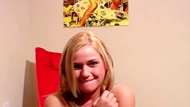 Adorable blonde Mckenzie Miles is showing her awesome and tight asshole