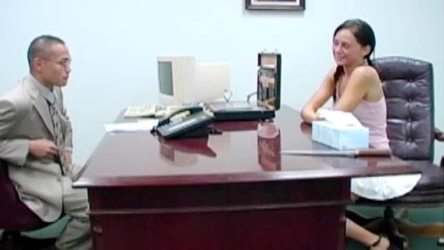 Young secretary wants to punish her gorgeous boss in the office