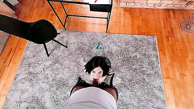 Nikki Fox, the hungarian brunette, rides with passion and intensity in this steamy pov scene.