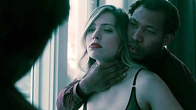 Two hot babes, Ricky Johnson and Giselle Palmer, enjoy a sensual and intense session.