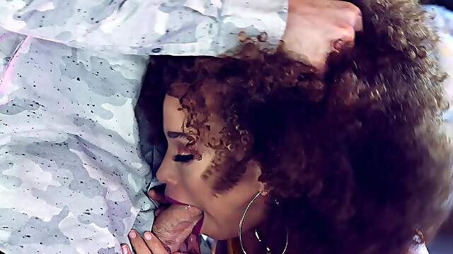 Two hot babes, Madison and Cecilia Lion, share a steamy, intimate moment.