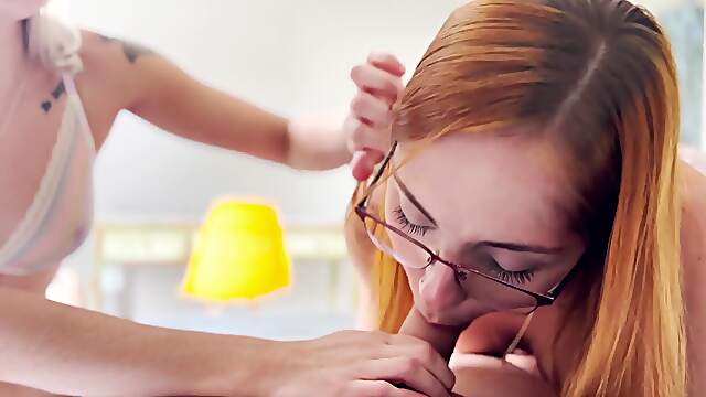 Scarlett Taylor and Ema in mmf threesome action