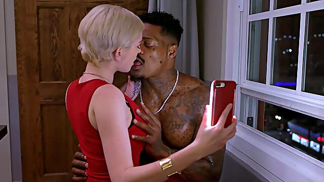 Jason was awarded a portion of wealth by the pale beauty Skye Blue.