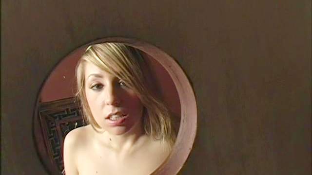 Allyssa Hall gloryhole blowjob and facial