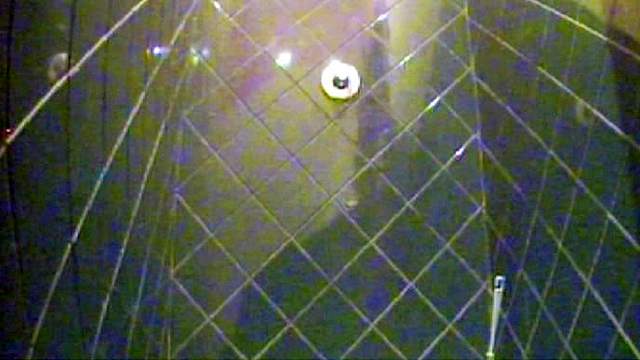 Hidden camera piss with a brunette