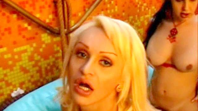 Shemale fucked by guy as friend watches