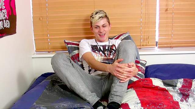 Anal toy sex with a smooth boy