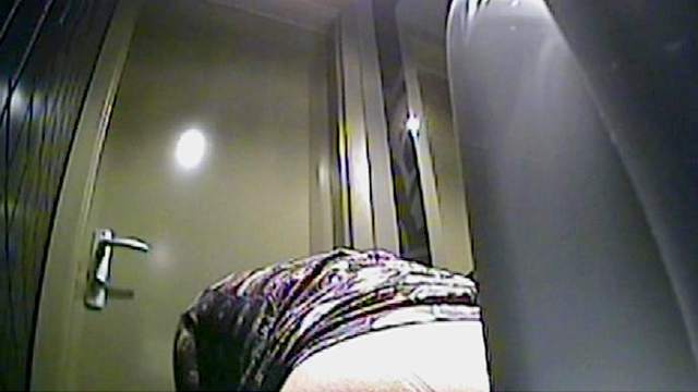 Pretty girl pees in a hidden cam video