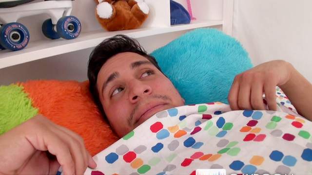 Dayton is sucking horny cock of Conner