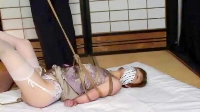 Tied Asian teen is getting dose of humiliation