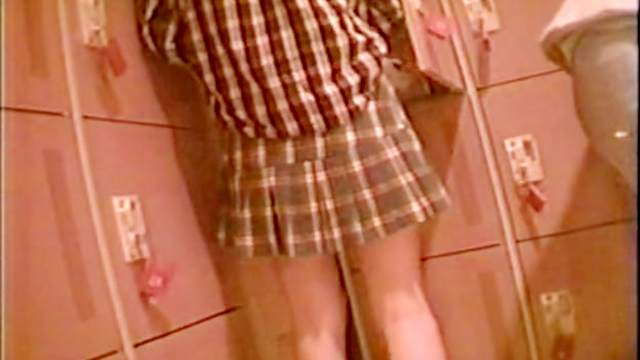 Sexy brunette in the sweet Japanese voyeur video