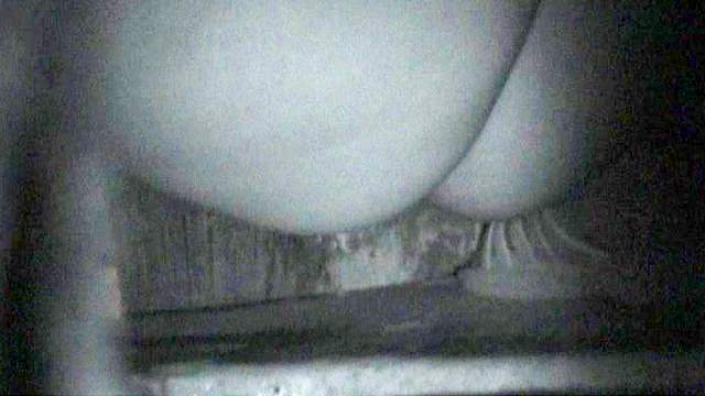 Pissing video of a hidden cam in the toilet