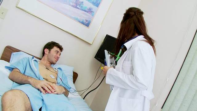 James Deen impales hot anal of nurse Mason Moore