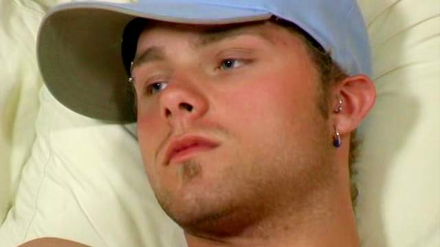 Davis Holden is lying and cumming in his hand