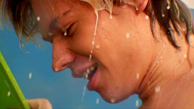 Two gays are sucking each other slender dicks