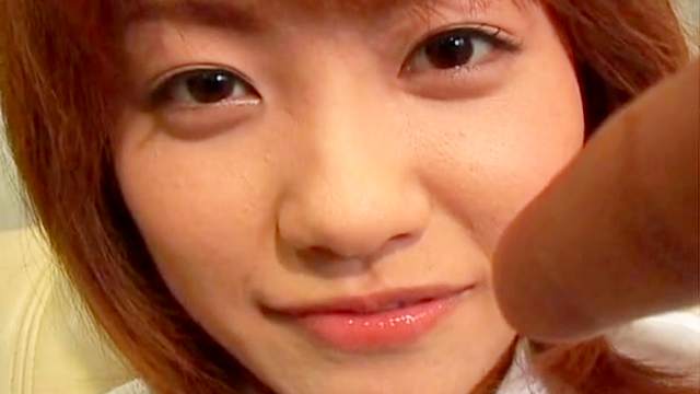 Babe with hairy pussy Kyouka Usami is fucking with dildo