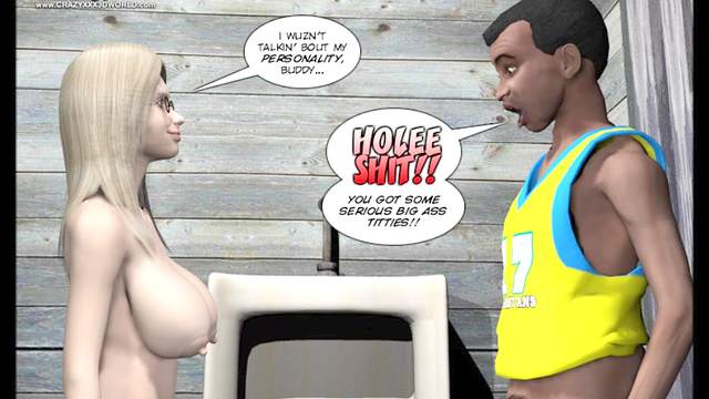Hardcore 3D comics with stunning big-titted babes